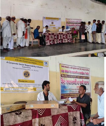 Free Health Checkup Camp with SKBT banner and doctors photo