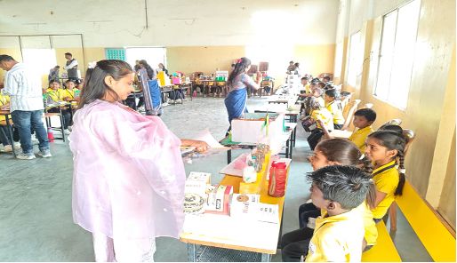 Science Day celebration – students presenting models photo